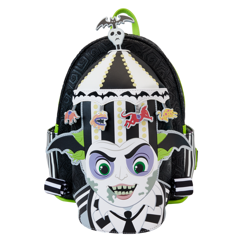 Beetlejuice Carousel Hat Light Up Cosplay Mini Backpack