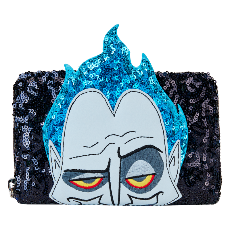 Hercules Hades Exclusive Sequin Cosplay Zip Around Wallet EXCLUSIVE