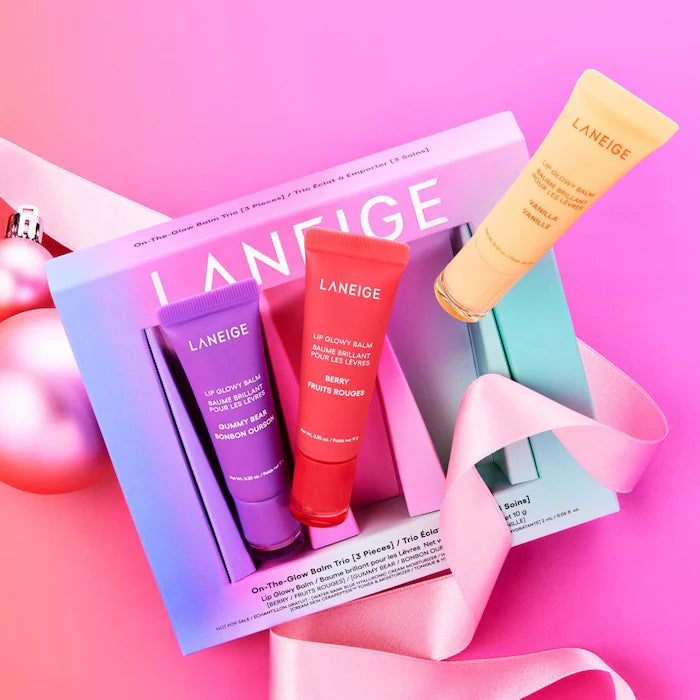 LANEIGE On-the-Glow Lip Balm Trio