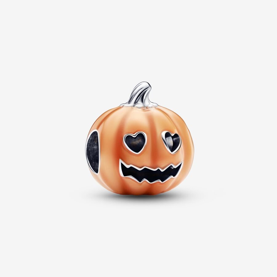 Glow-in-the-dark Spooky Pumpkin Charm