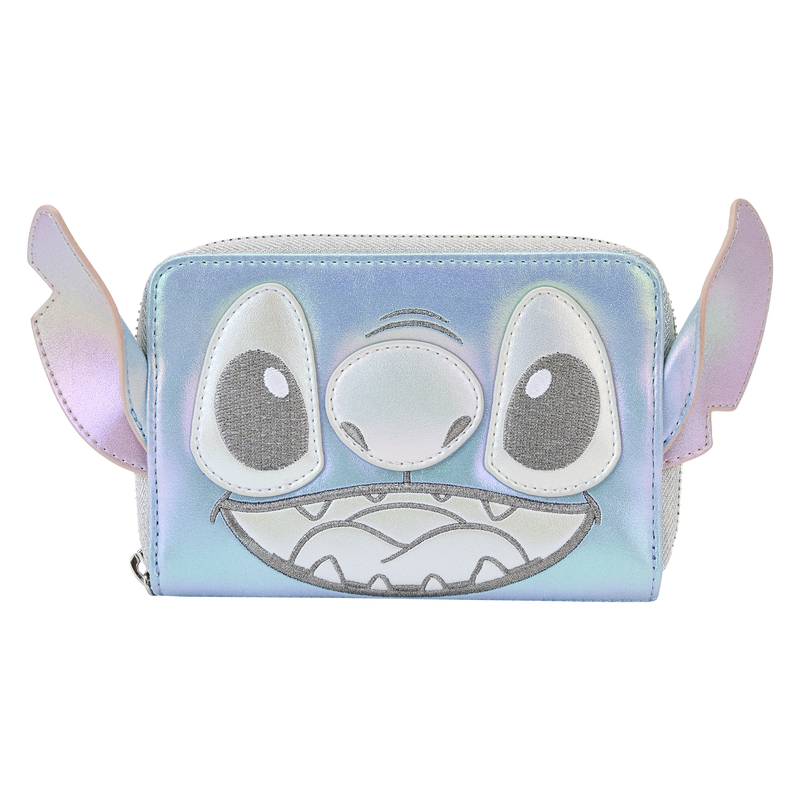 Disney100 Platinum Stitch Cosplay Zip Around Wallet