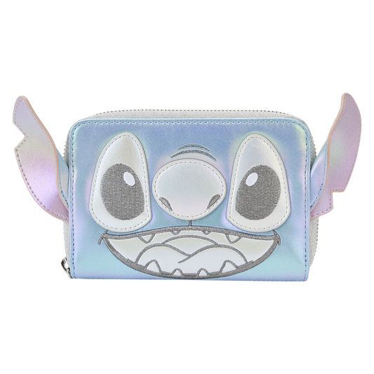 Disney100 Platinum Stitch Cosplay Zip Around Wallet