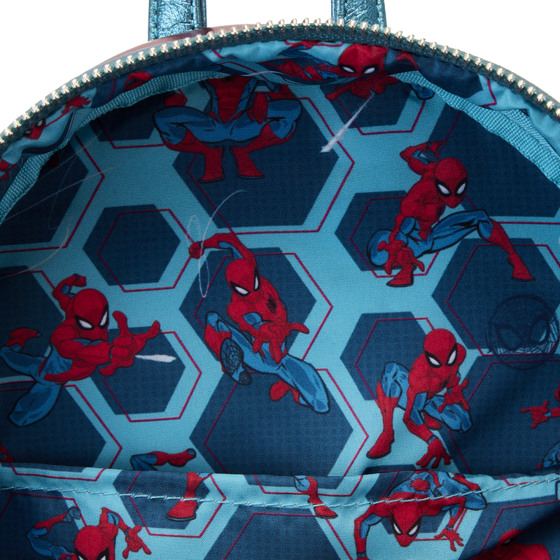 Marvel Metallic Spider-Man Cosplay Mini Backpack