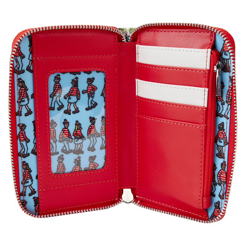 Where’s Waldo Allover Print Zip Around Wallet