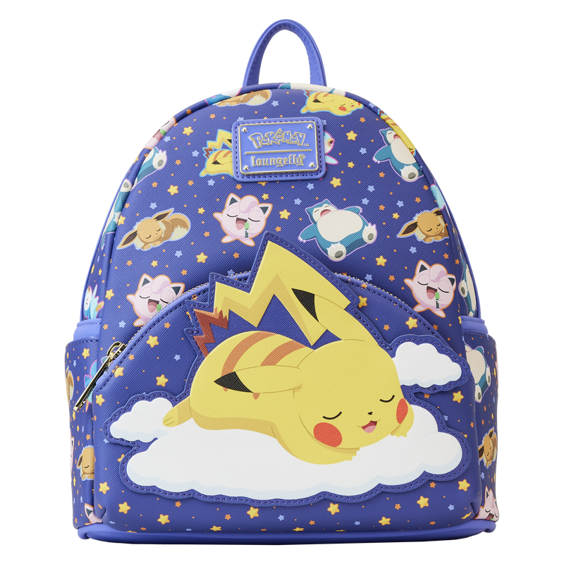 Sleeping Pikachu and Friends Mini Backpack