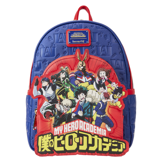 My Hero Academia Group Debossed Logo Mini Backpack