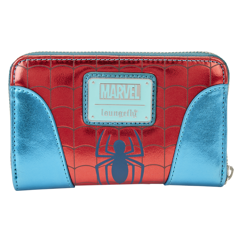 Marvel Metallic Spider-Man Zip Around Wallet