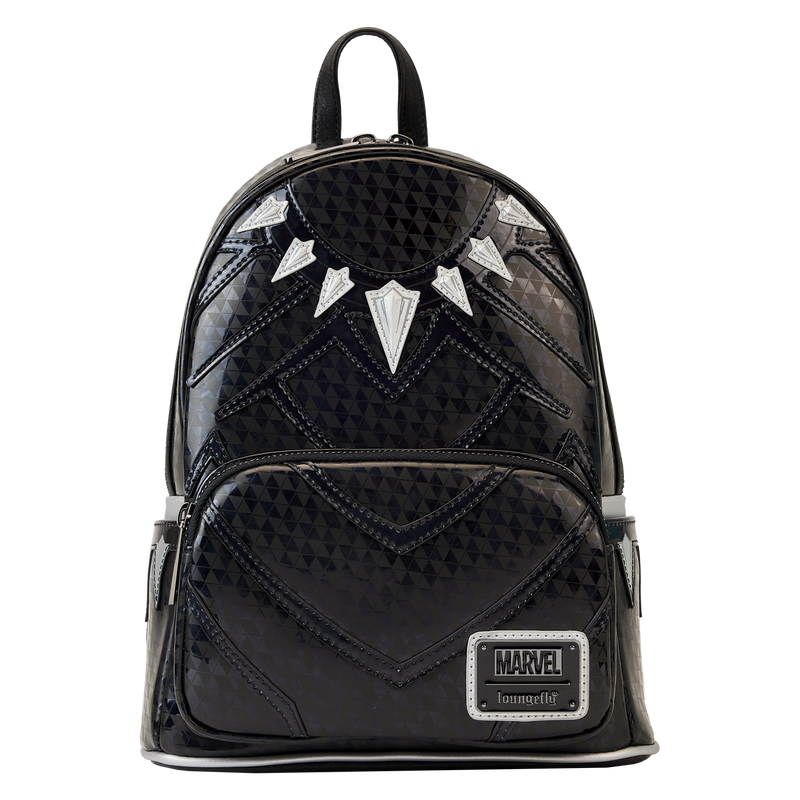 Marvel Metallic Black Panther Cosplay Mini Backpack