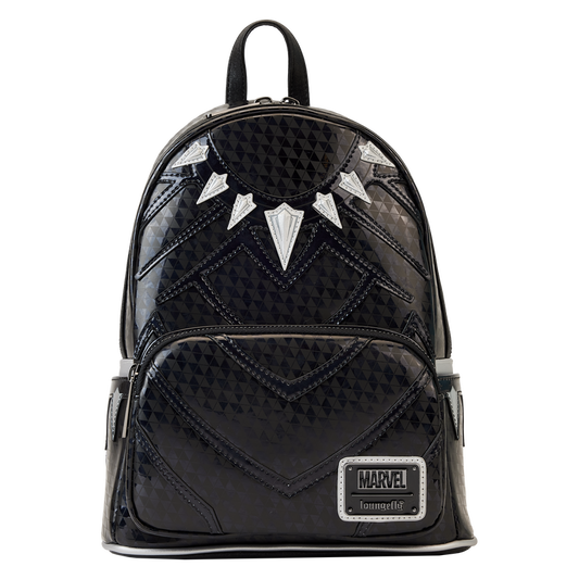 Marvel Metallic Black Panther Cosplay Mini Backpack