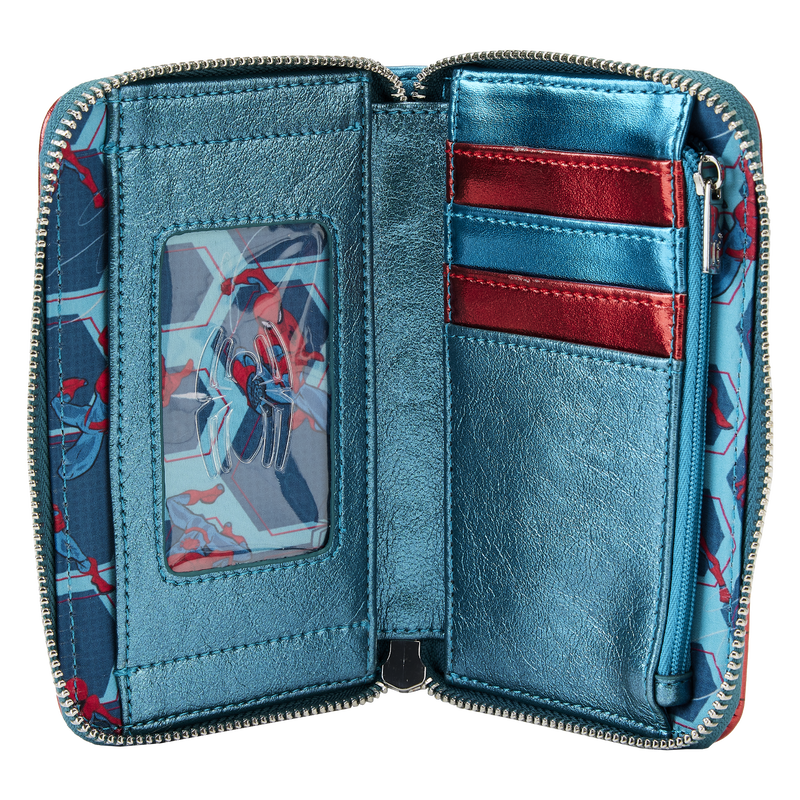 Marvel Metallic Spider-Man Zip Around Wallet