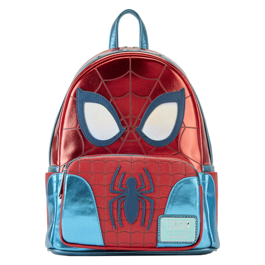 Marvel Metallic Spider-Man Cosplay Mini Backpack