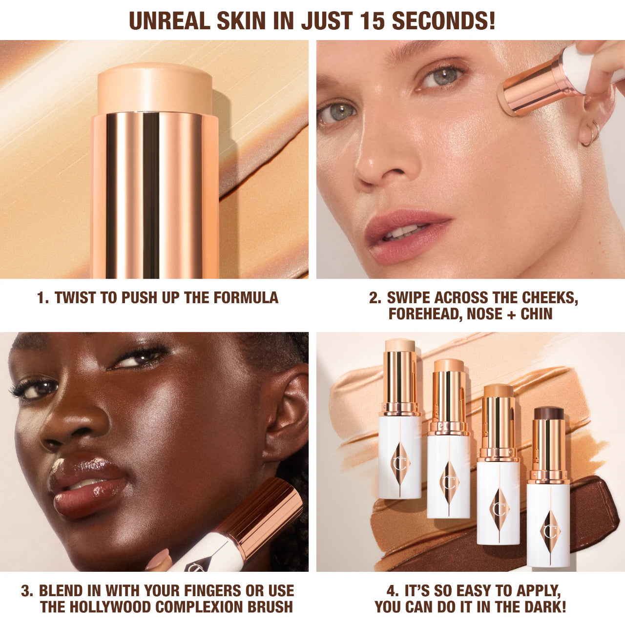 Unreal Skin Sheer Glow Tint Hydrating Foundation Stick