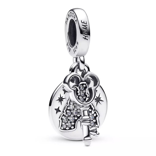 Fantasyland Castle Lock and Key Double Dangle Charm – Disney Parks