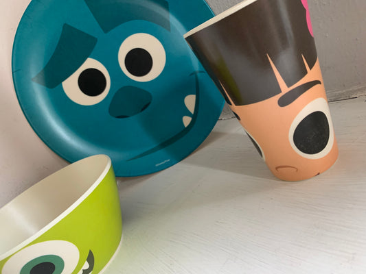 SET COMPLETO DE BAMBU PIXAR 12 PIEZAS