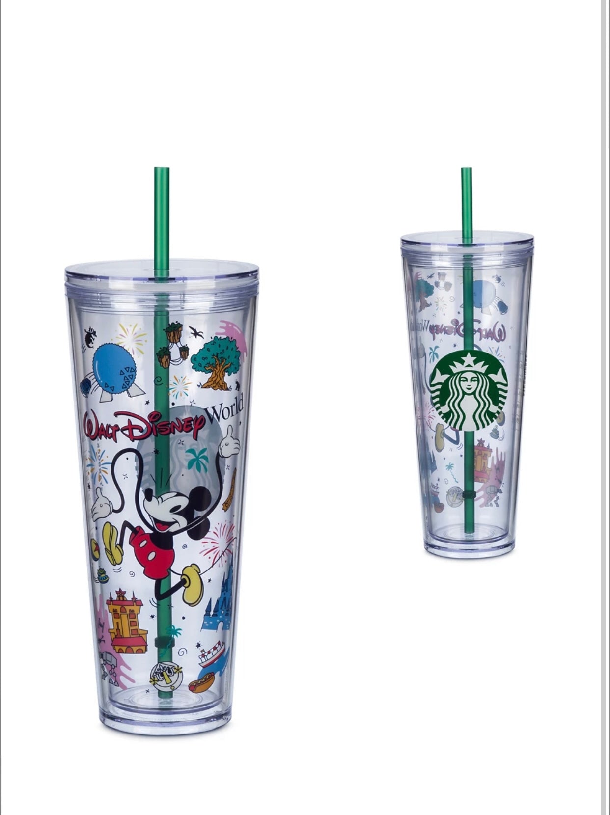 New! Starbucks Disney World Mickey 710ml
