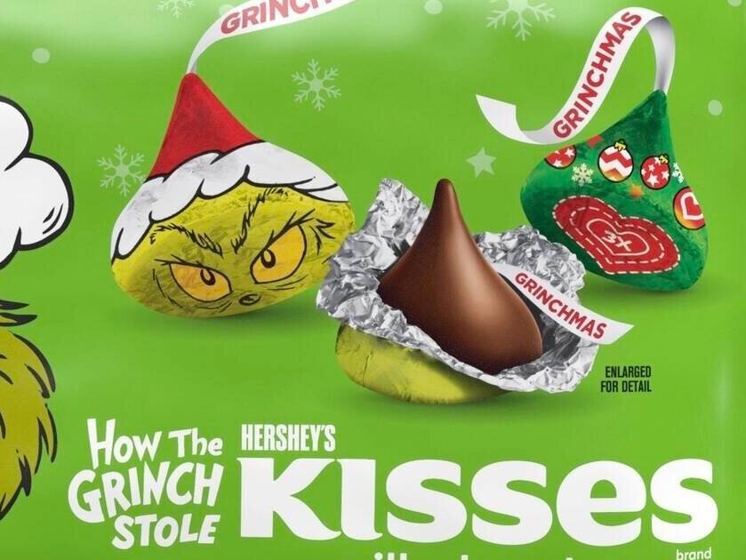 Taza Con Opcion Chocolates Kisses Grinch