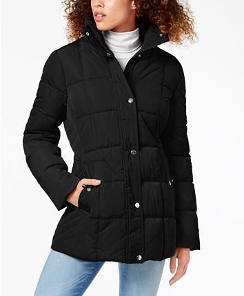 Tommy Hilfiger Chamarra Negra Puffer Coat