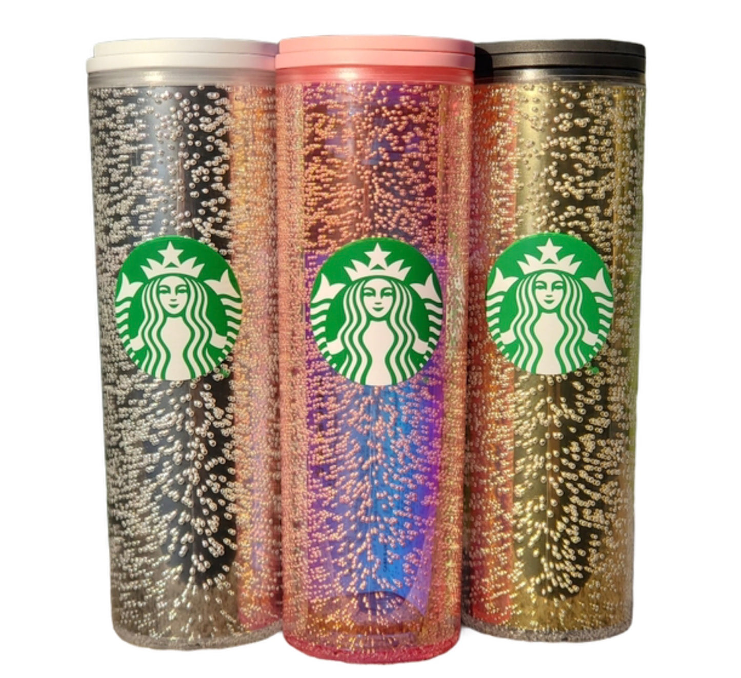 3x2 Nuevo! 3 Vasos Starbucks Edicion Navidad 2020 16 oz  Burbujas