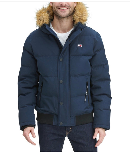 Tommy Hilfiger Abrigo Hombre Azul