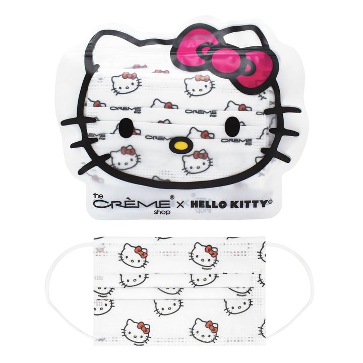 Hello Kitty~ Set de Cubrebocas Blancos