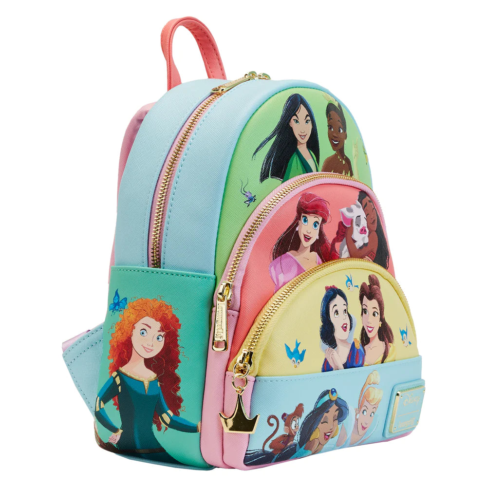 Disney Princess Triple Pocket Mini Backpack