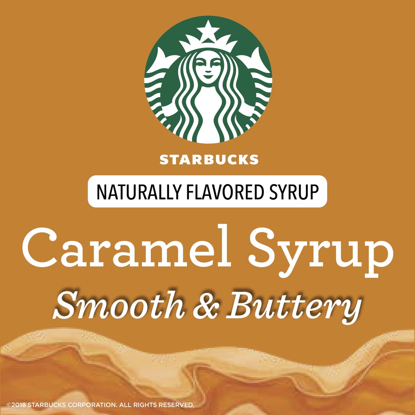 Starbucks Saborizante Natural Jarabe Caramel Coffee Syrup 360 ml