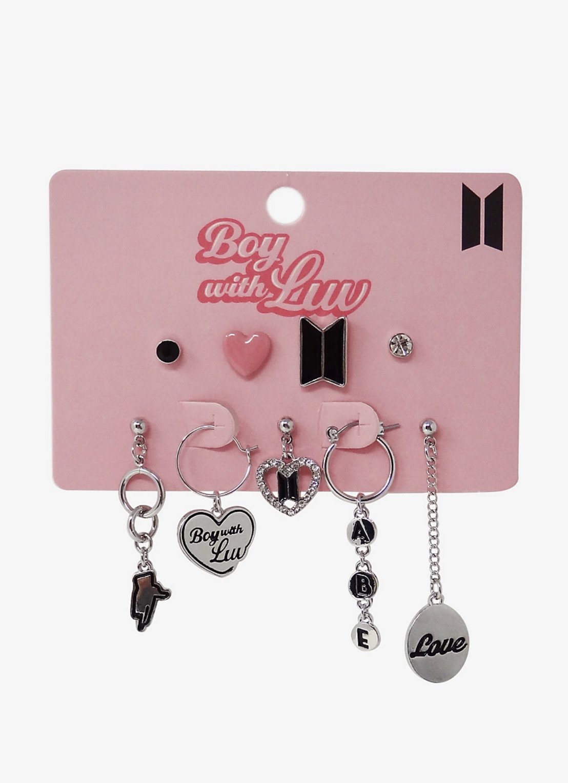 BTS~ Set De Aretes Boy With Luv
