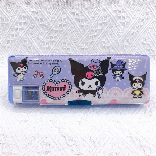 Estuche con dos espacios 23x8x3cm - Kuromi