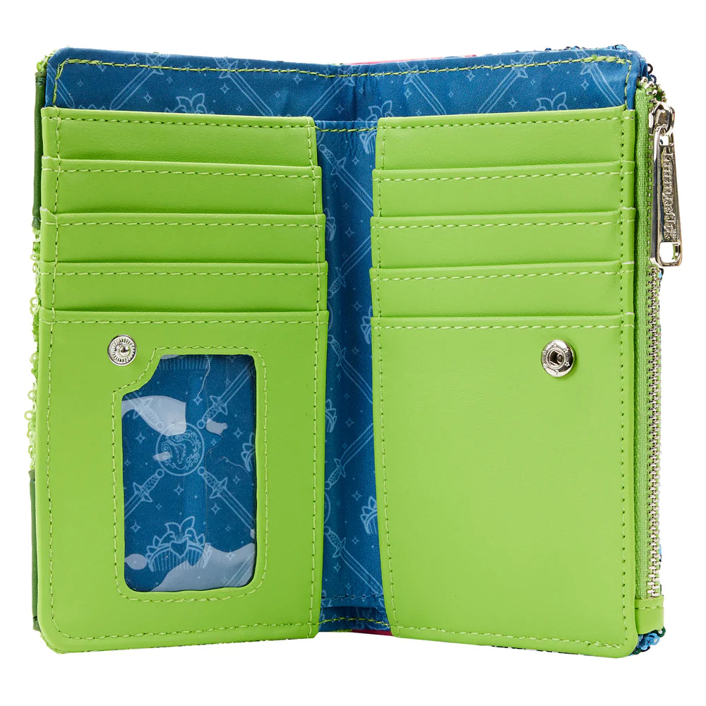 Exclusive - Mulan Sequin Flap Wallet