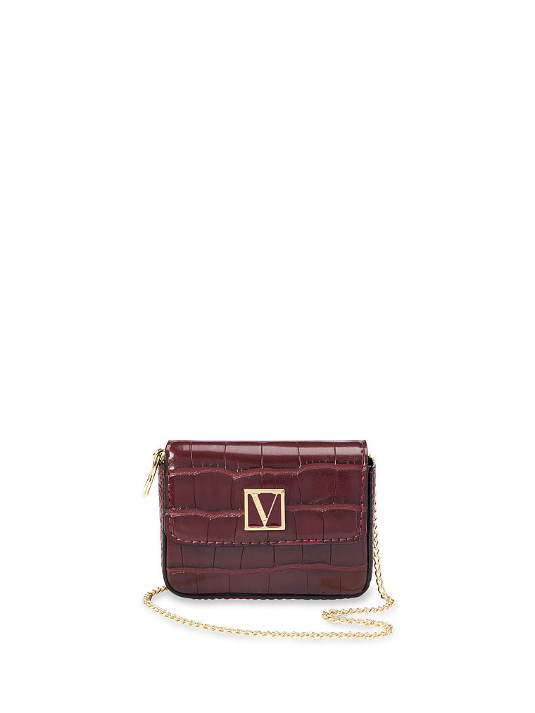 The Victoria Micro Shoulder Bag-Vino