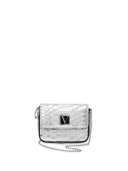 The Victoria Micro Shoulder Bag-Plata