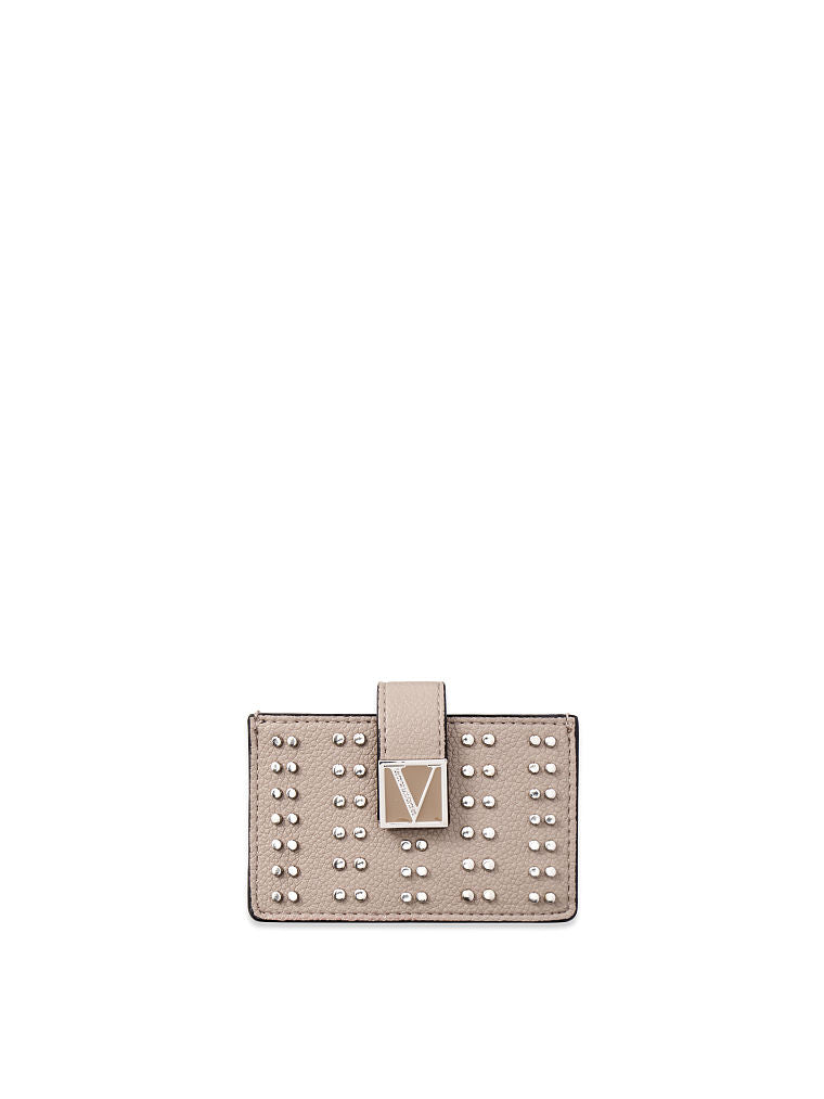 The Victoria Expandable Card Case-Velvet musk
