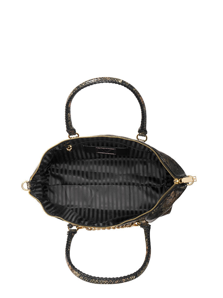 The Victoria Slouchy Satchel-Serpiente