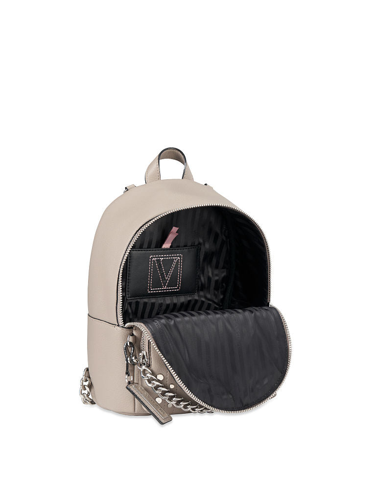 The Victoria Small Backpack-Velvet musk con piedras