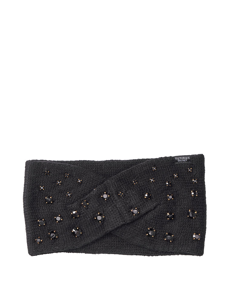 Ear Warmer Headband-Negro