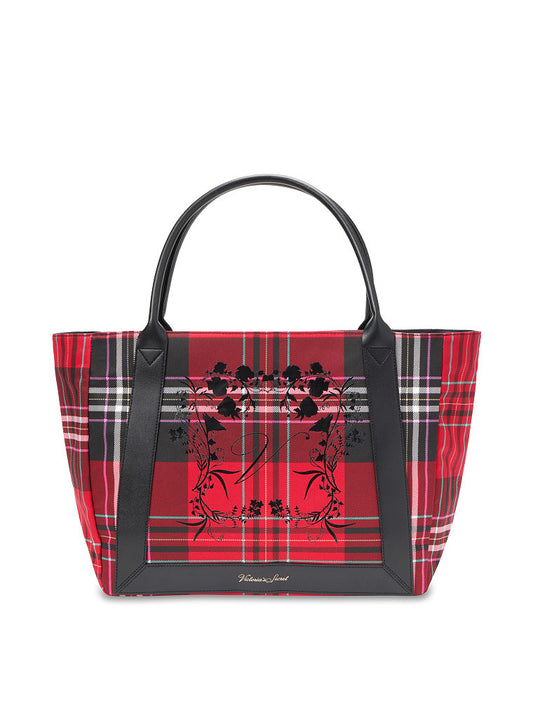 Plaid Tote