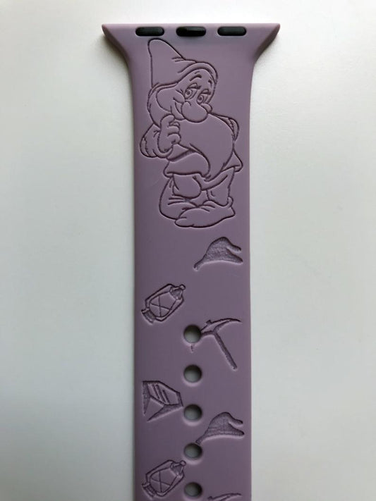 Apple Watch Correa- Los 7 Enanitos B.N~ Tímido