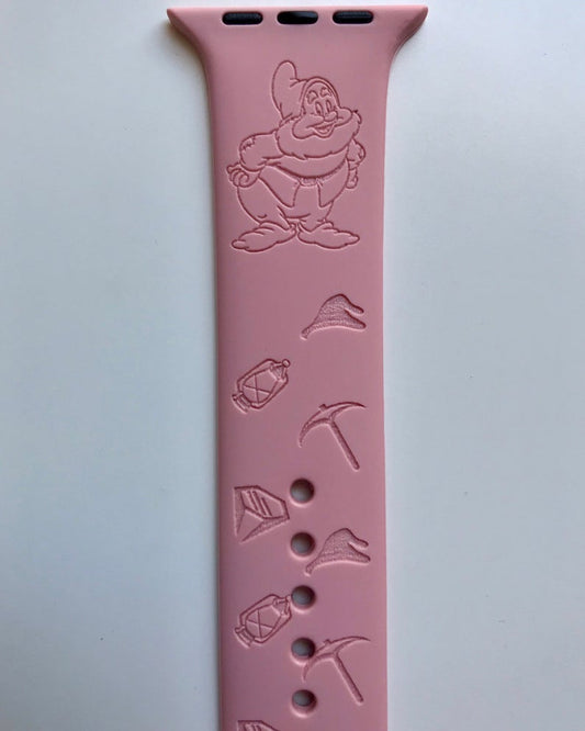 Apple Watch Correa- Los 7 Enanitos B.N~ Feliz