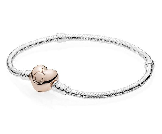 PULSERA ROSE GOLD PANDORA 18CM
