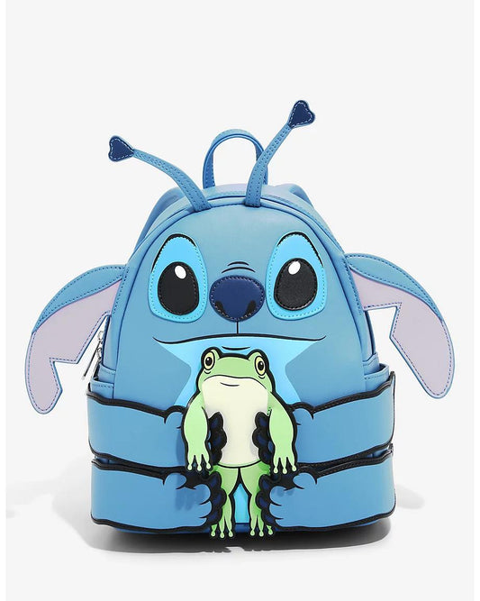 Backpack- Stitch y Rana