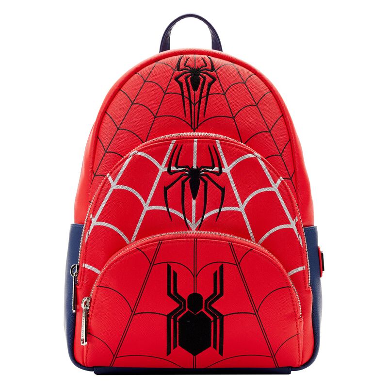 Exclusive - Spider-Man Triple Pocket Multi Logo Mini Backpack