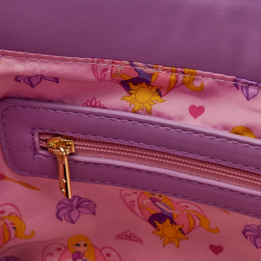 Rapunzel Princess Scene Crossbody Bag