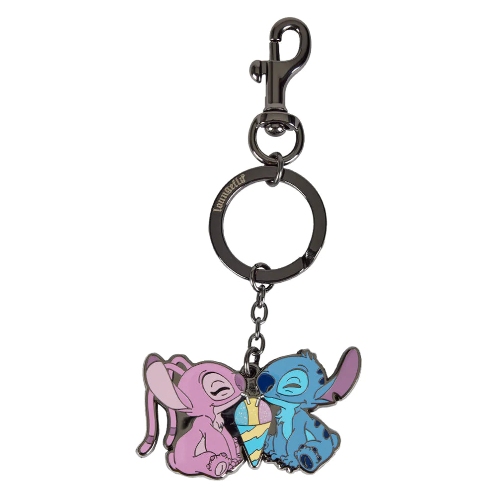 Lilo & Stitch Angel and Stitch Keychain