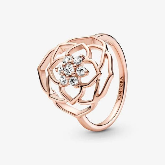 Rose Petals Statement Ring