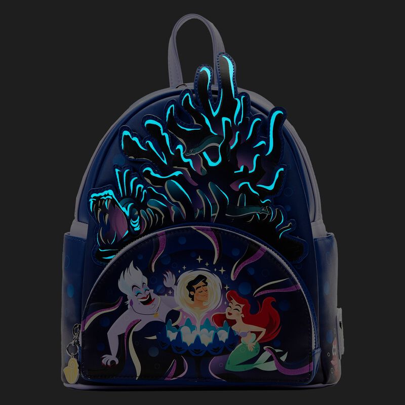 The Little Mermaid Ursula Lair Glow Mini Backpack