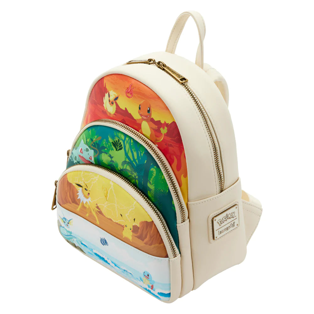 Pokémon Elements Triple Pocket Mini Backpack