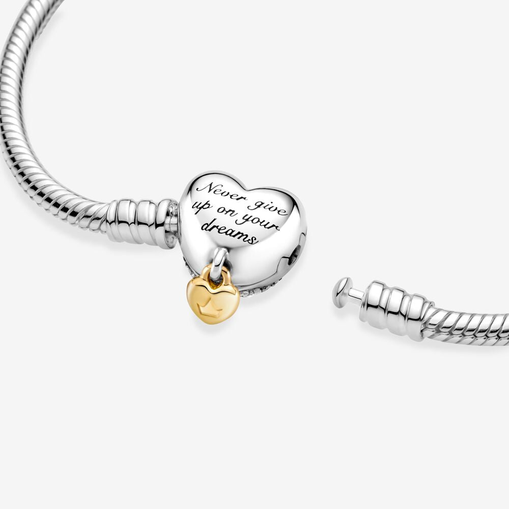 Disney Princess Heart Snake Chain Bracelet