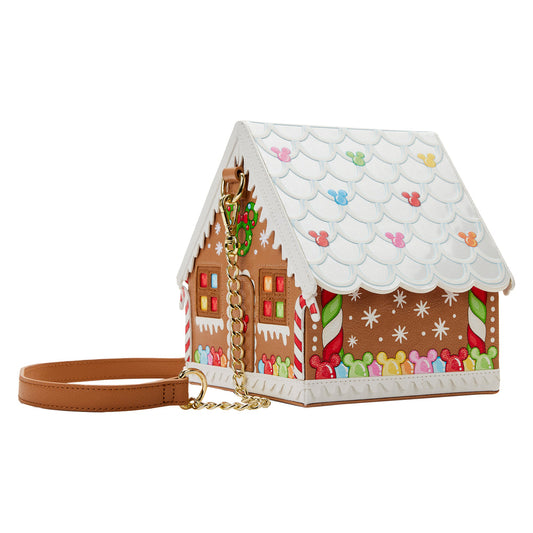 Stitch Shoppe Minnie Mouse Gingerbread House Crossbody Bag