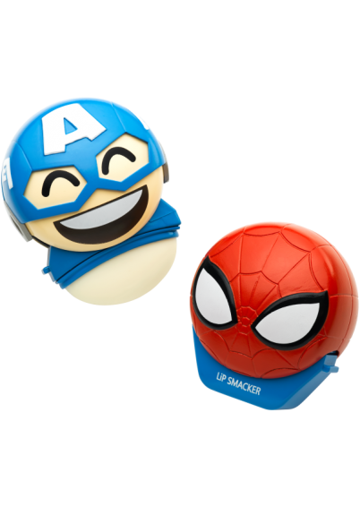 Disney Emoji Lip Balm Duo - Spiderman & Captain America