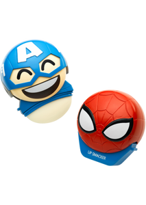 Disney Emoji Lip Balm Duo - Spiderman & Captain America